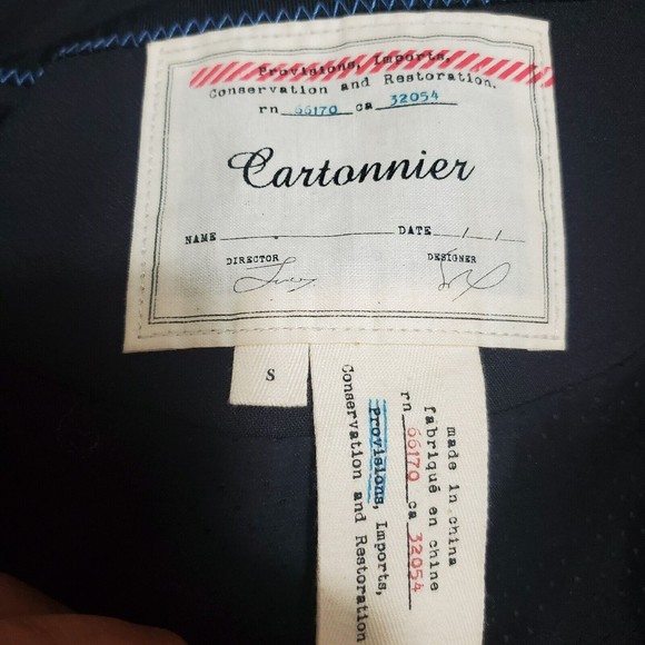 Cartonnier Anthropologie Womens Black Blazer Size Small - Picture 4 of 7